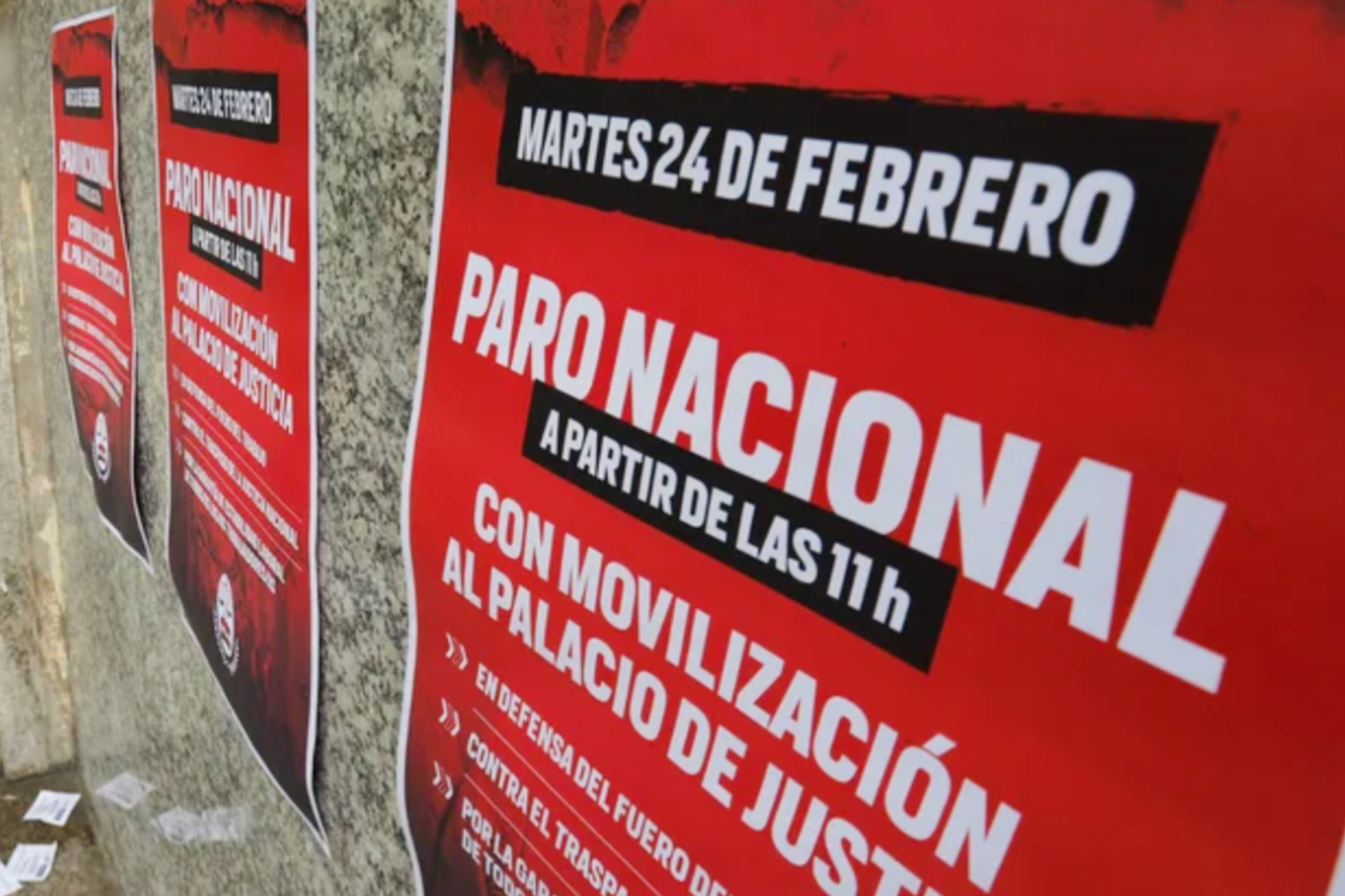 Judiciales ocupan el fuero laboral y lanzan paro contra la reforma