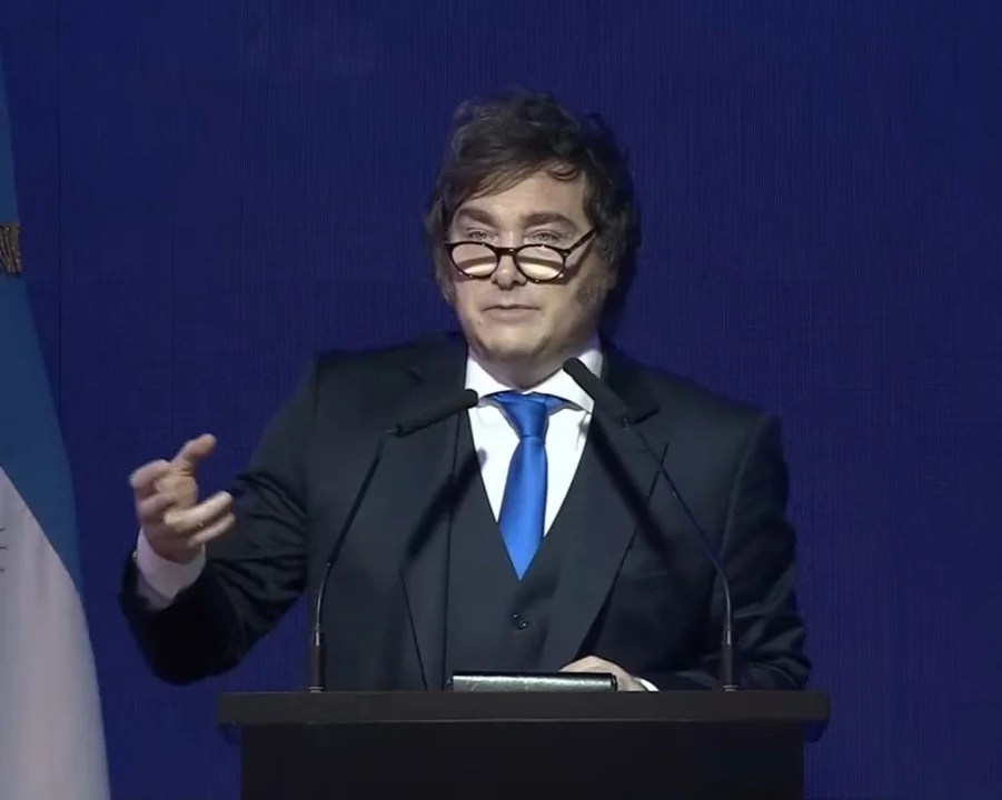 Milei defendió la baja de impuestos y aseguró que “restaura la propiedad&nbsp;privada”