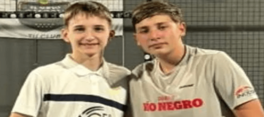 Orgullo rionegrino: dos jovenes representan a la Provincia en el pádel&nbsp;nacional