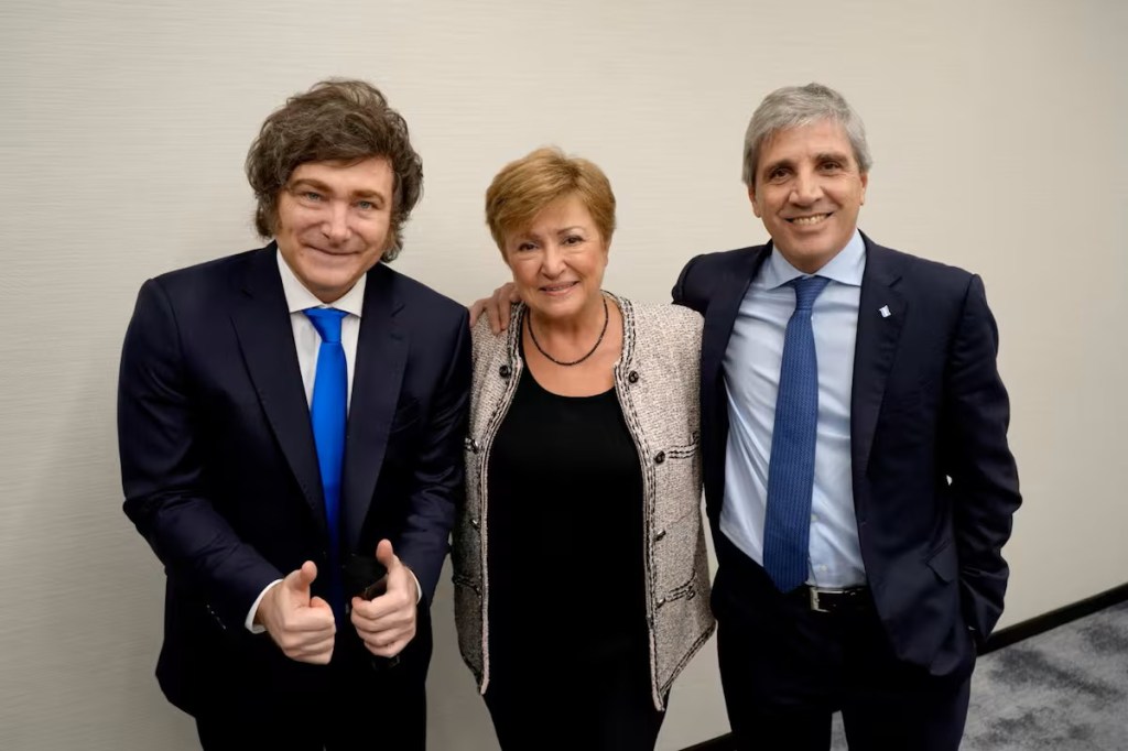 Milei recibió a Georgieva y el FMI pidió sostener las reformas para impulsar el&nbsp;crecimiento