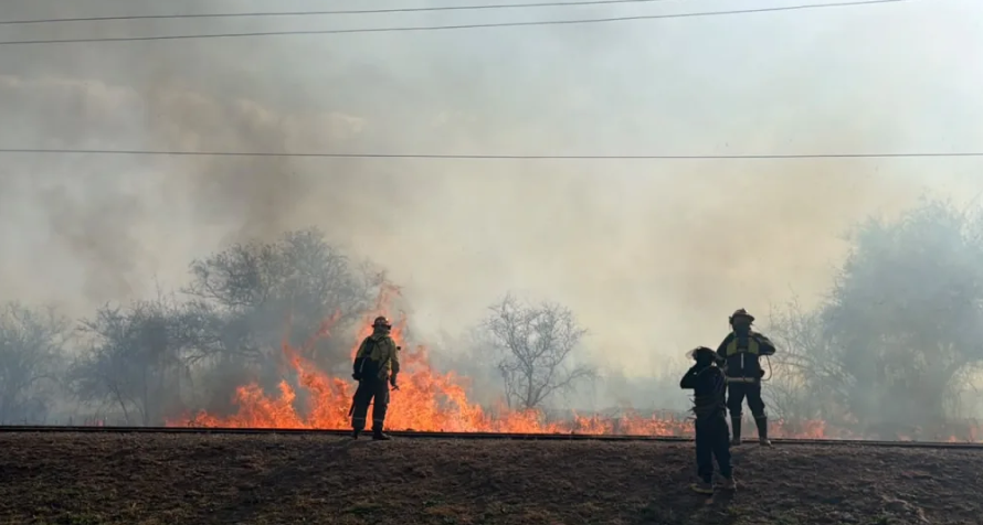 Durand desplegó un operativo ante el viento y el fuego y la Municipalidad intervino en 29 incidentes durante el fin de semana
