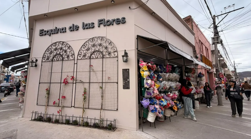 Durand impulsó la renovación de la Esquina de las Flores y los floristas lo celebraron: “Ver esta obra nos da más ganas para seguir trabajando”